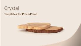  Presentation with rustic wood - Slide deck consisting of wooden-eco-rustic-pine-tree and a sky blue colored foreground