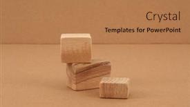  Presentation with eco paper - Presentation enhanced with wooden-eco-rustic-platform-podium background and a coral colored foreground