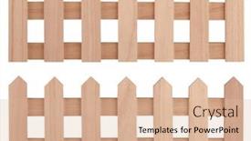  Presentation with flowers on white wooden - Audience pleasing presentation design consisting of wooden-fence-isolated-on-white backdrop and a lemonade colored foreground