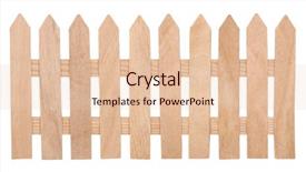  Presentation with rustic wood wooden frame - Amazing slides having wooden fence backdrop and a lemonade colored foreground