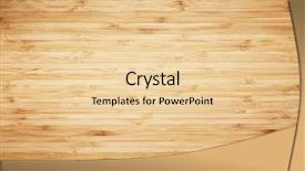  Presentation with bamboo - PPT theme consisting of wooden floor - closeup of bamboo wood background background and a lemonade colored foreground