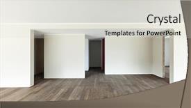  Presentation with wide - Audience pleasing PPT layouts consisting of wooden floor - modern interior wide empty apartment backdrop and a light gray colored foreground