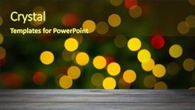  Presentation with floor - PPT theme with wooden floor with christmas theme background and a tawny brown colored foreground