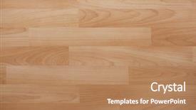  Presentation with floor - Theme featuring wooden floor background and a coral colored foreground