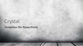  Presentation with concrete - Colorful PPT theme enhanced with wooden-floorboards-and-concrete-wall backdrop and a light gray colored foreground