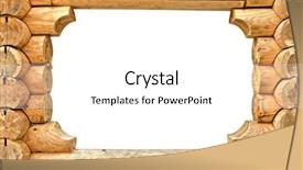  Presentation with wood log - Slides enhanced with wooden frame background and a white colored foreground