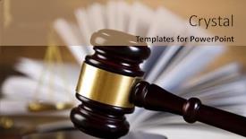  Presentation with gavel - 