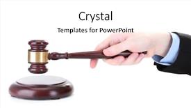  Presentation with flowers on white wooden - Colorful presentation enhanced with wooden gavel in hand isolated backdrop and a  colored foreground