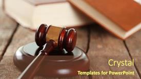  Presentation with gavel - 