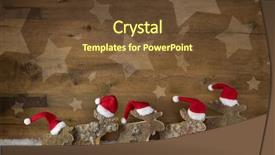  Presentation with action plan way forward text - Presentation theme enhanced with wooden handmade elk with red background and a  colored foreground