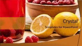  Presentation with cold drink - Cool new slides with wooden is ice cold drink glasses with raspberry lemon cocktail part of country ice cold drink number ninety five with raspberry clay bowl outdoor with green tree backdrop and a gold colored foreground