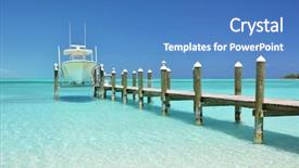  Presentation with bahamas - Amazing slide set having wooden jetty exuma bahamas backdrop and a teal colored foreground