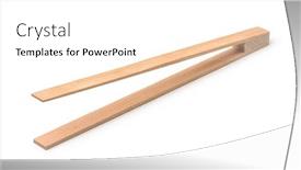  Presentation with flowers on white wooden - Presentation featuring wooden-kitchen-tongs-isolated background and a white colored foreground