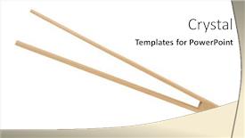  Presentation with kitchen - Theme with wooden-kitchen-tongs-isolated and a white colored foreground