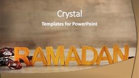 Presentation with ramadan - Cool new theme with wooden letters and dry date backdrop and a coral colored foreground