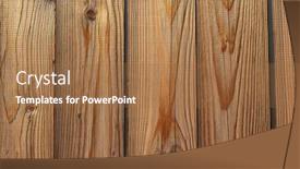  Presentation with lumber - Audience pleasing slide set consisting of wooden-lumber-wall-detailed-texture backdrop and a coral colored foreground