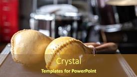  Presentation with traditional music - Slide deck featuring wooden-maracas-for-hispanic-music background and a tawny brown colored foreground