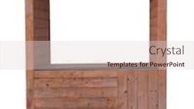  Presentation with stand - Slide deck featuring wooden-market-stand-stall background and a lemonade colored foreground