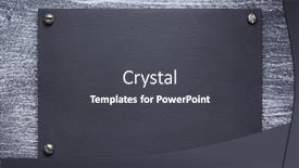  Presentation with wooden - Audience pleasing slide deck consisting of wooden-nameplate-or-wall-sign backdrop and a dark gray colored foreground