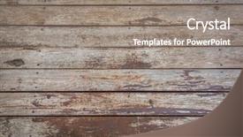  Presentation with old wood - Colorful slide deck enhanced with wooden panel - old wood background backdrop and a gray colored foreground