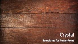  Presentation with wall - Cool new slides with wooden panel - timber wall background backdrop and a  colored foreground