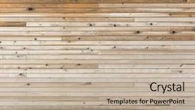  Presentation with wood panel - Colorful PPT theme enhanced with wooden panel for wood background backdrop and a mint green colored foreground