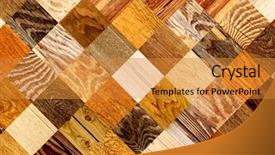  Presentation with patterns - Beautiful presentation theme featuring wooden patterns of different color backdrop and a gold colored foreground