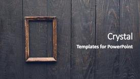  Presentation with messi - Slide deck featuring wooden photo frame on old background and a  colored foreground