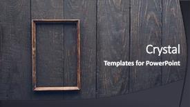  Presentation with messi - Slide deck having wooden photo frame on old background and a  colored foreground