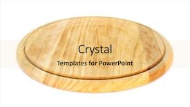  Presentation with wood board - Presentation enhanced with wooden pizza board background and a yellow colored foreground