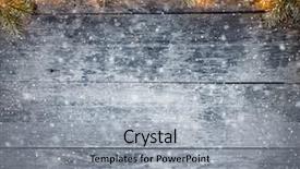  Presentation with free christmas - Theme with wooden planks celebration and holiday background and a light gray colored foreground