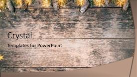  Presentation with free christmas - Presentation having wooden planks celebration and holiday background and a coral colored foreground