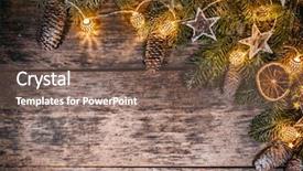  Presentation with free christmas - Audience pleasing presentation theme consisting of wooden planks celebration and holiday backdrop and a violet colored foreground