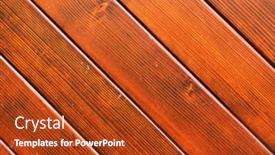  Presentation with texture - PPT theme featuring wooden-planks-detail-texture background and a crimson colored foreground