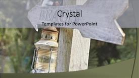  Presentation with virginia - PPT layouts enhanced with lantern and arrow reading 'beach background and a  colored foreground