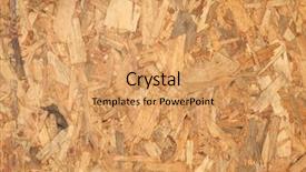  Presentation with press - Audience pleasing PPT theme consisting of wooden press board backdrop and a coral colored foreground