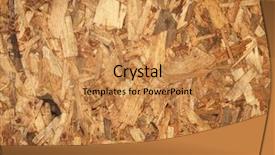  Presentation with press - Slides featuring wooden press board background and a gold colored foreground