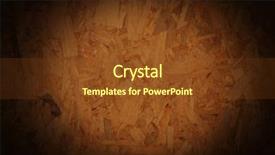  Presentation with press - Amazing slides having wooden press board backdrop and a tawny brown colored foreground