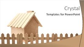  Presentation with ranch - Colorful PPT theme enhanced with wooden-ranch backdrop and a white colored foreground