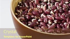  Presentation with purple - Presentation theme consisting of wooden-round-bowl-of-purple background and a tawny brown colored foreground