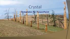  Presentation with shaman - Beautiful slide deck featuring wooden-shaman-totems-at-burhan backdrop and a light blue colored foreground