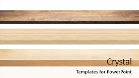  Presentation with stairs - Slide deck consisting of wooden shelves isolated on white background and a lemonade colored foreground