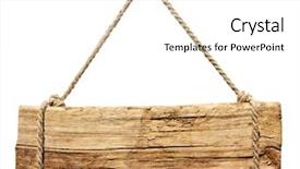  Presentation with signboard - PPT theme with wooden sign - signboard background and a white colored foreground