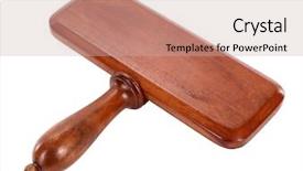  Presentation with bid - Audience pleasing slide deck consisting of wooden sign board bid paddle backdrop and a soft green colored foreground