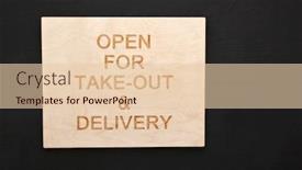  Presentation with take - Colorful slides enhanced with wooden-sign-with-text-open backdrop and a lemonade colored foreground