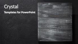  Presentation with black 3d plastic print texture - PPT theme consisting of wooden signboard at black background background and a dark gray colored foreground