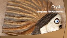  Presentation with antique wood furniture - Amazing presentation having wooden skull - unauthorized antique carving backdrop and a  colored foreground