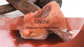  Presentation with vampire - PPT theme enhanced with wooden stake driven through the heart of a vampire background and a red colored foreground