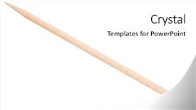  Presentation with wooden stick - Cool new theme with wooden stick backdrop and a white colored foreground