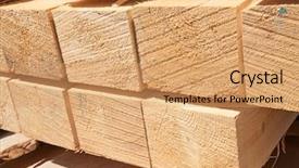  Presentation with lumber - Slides having wooden studs at the lumber background and a coral colored foreground